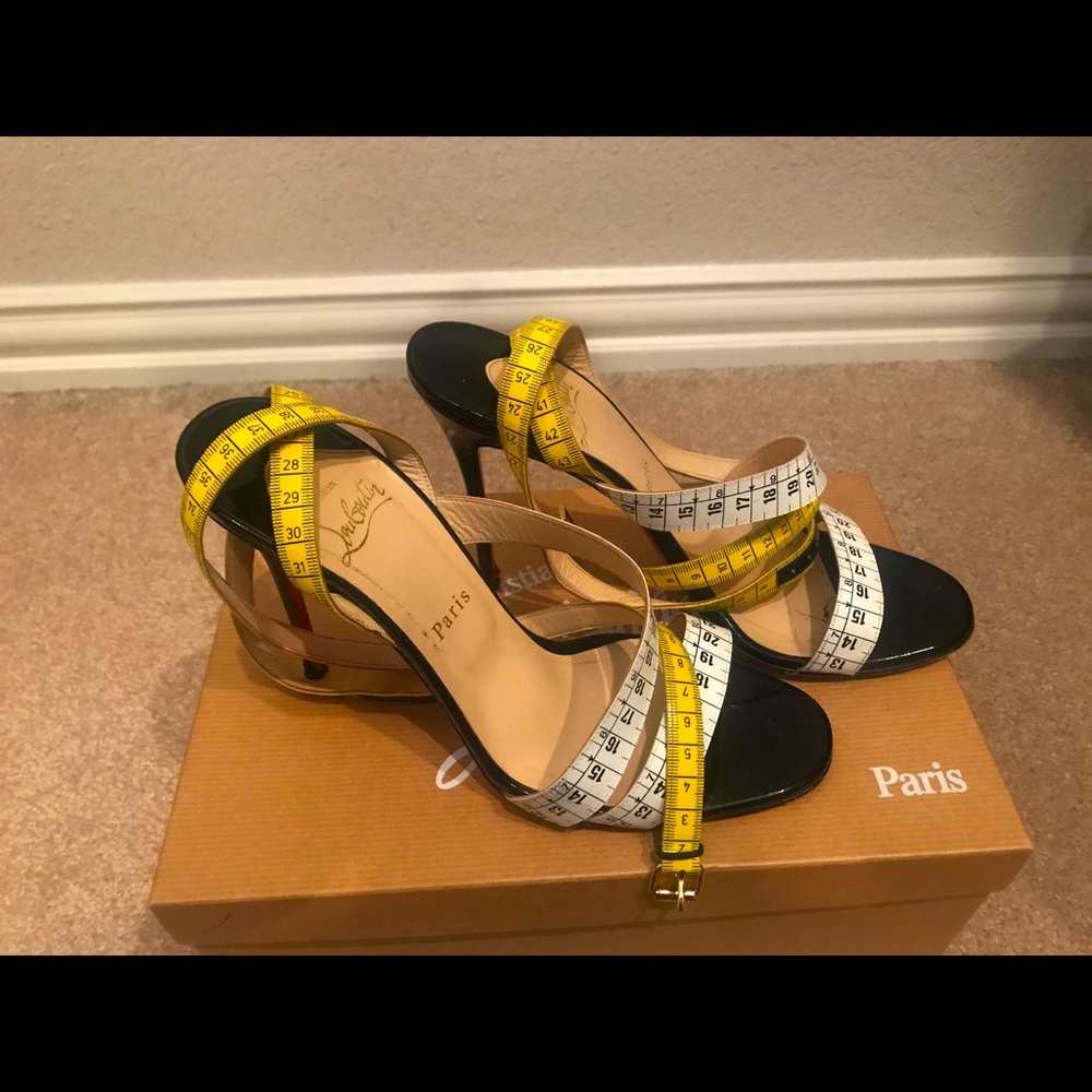 Christian Louboutin Tape Measure Heels